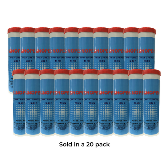 A 20-pack of blue and red grease cartridges - GREASE HPXT (NGLI2) CARTRIDGE 450G