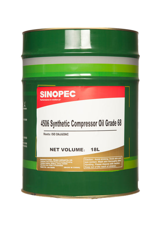 COMPRESSOR OIL SYNTHETIC 4506 NO.68 18L