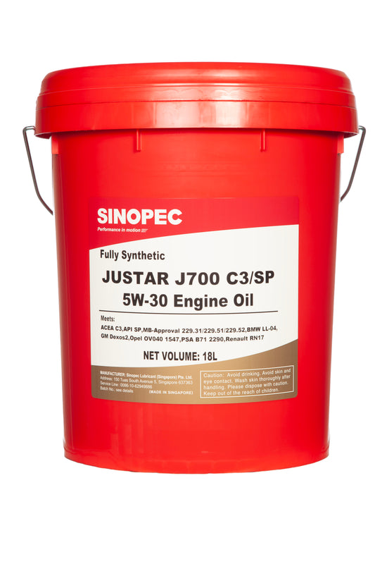 JUSTAR-J700-FS-C3-SP-5W30-18L